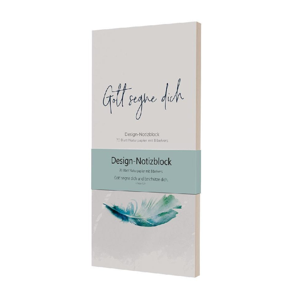 Gerth Medien Notizheft Notizblock "Gott segne dich" - klein