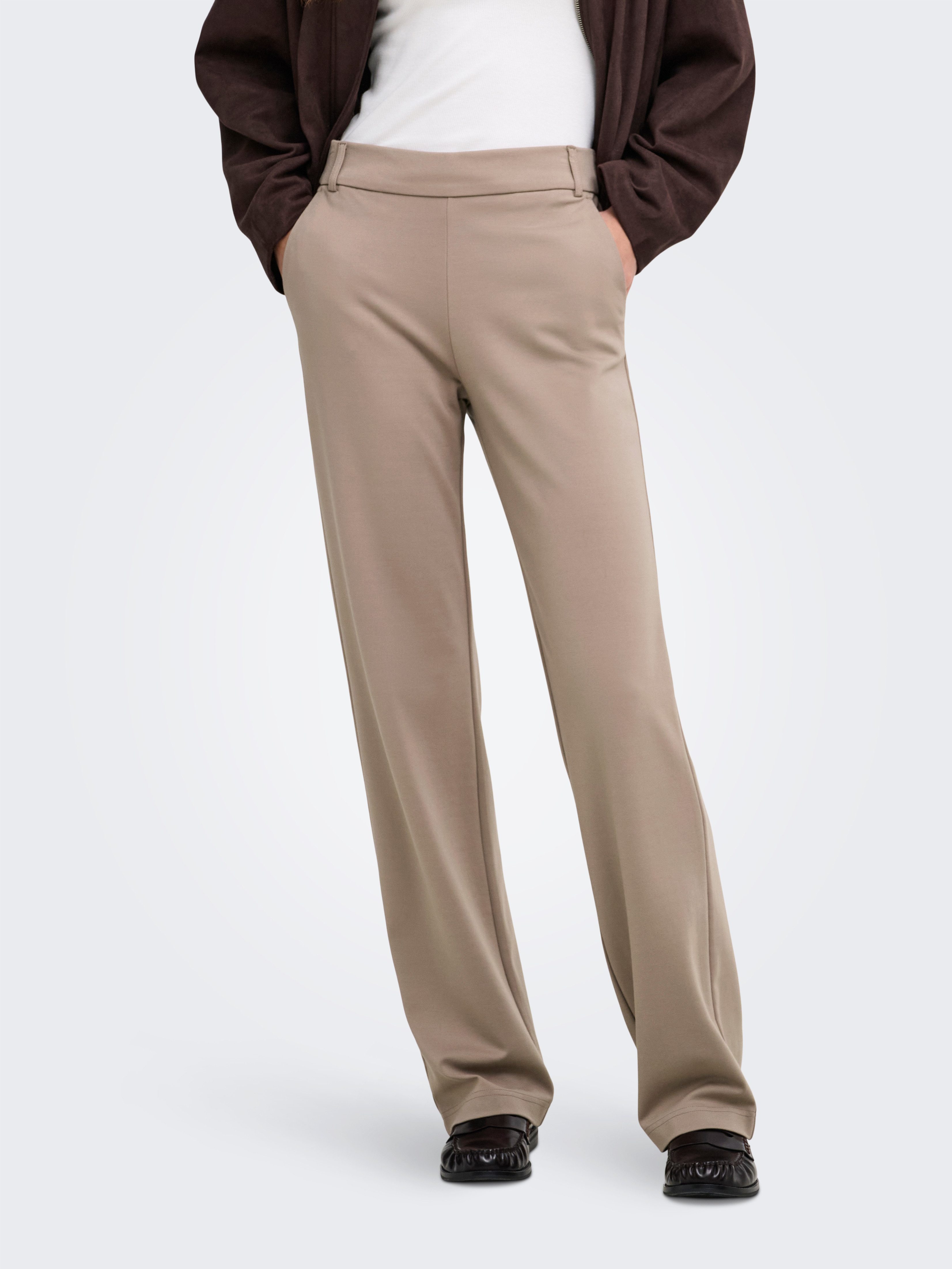 ONLY Anzughose ONLPOPTRASH LIFE MW STRAIGHT PANT PNT Viskosemischung