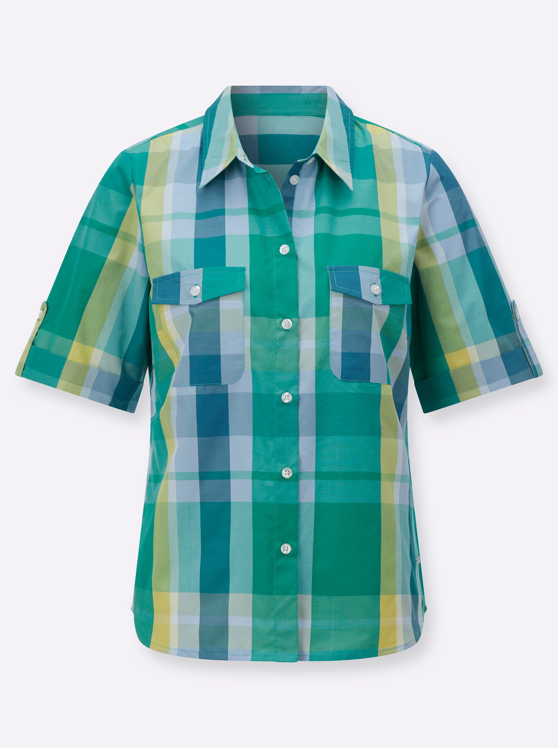 Witt Klassische Bluse Karobluse .