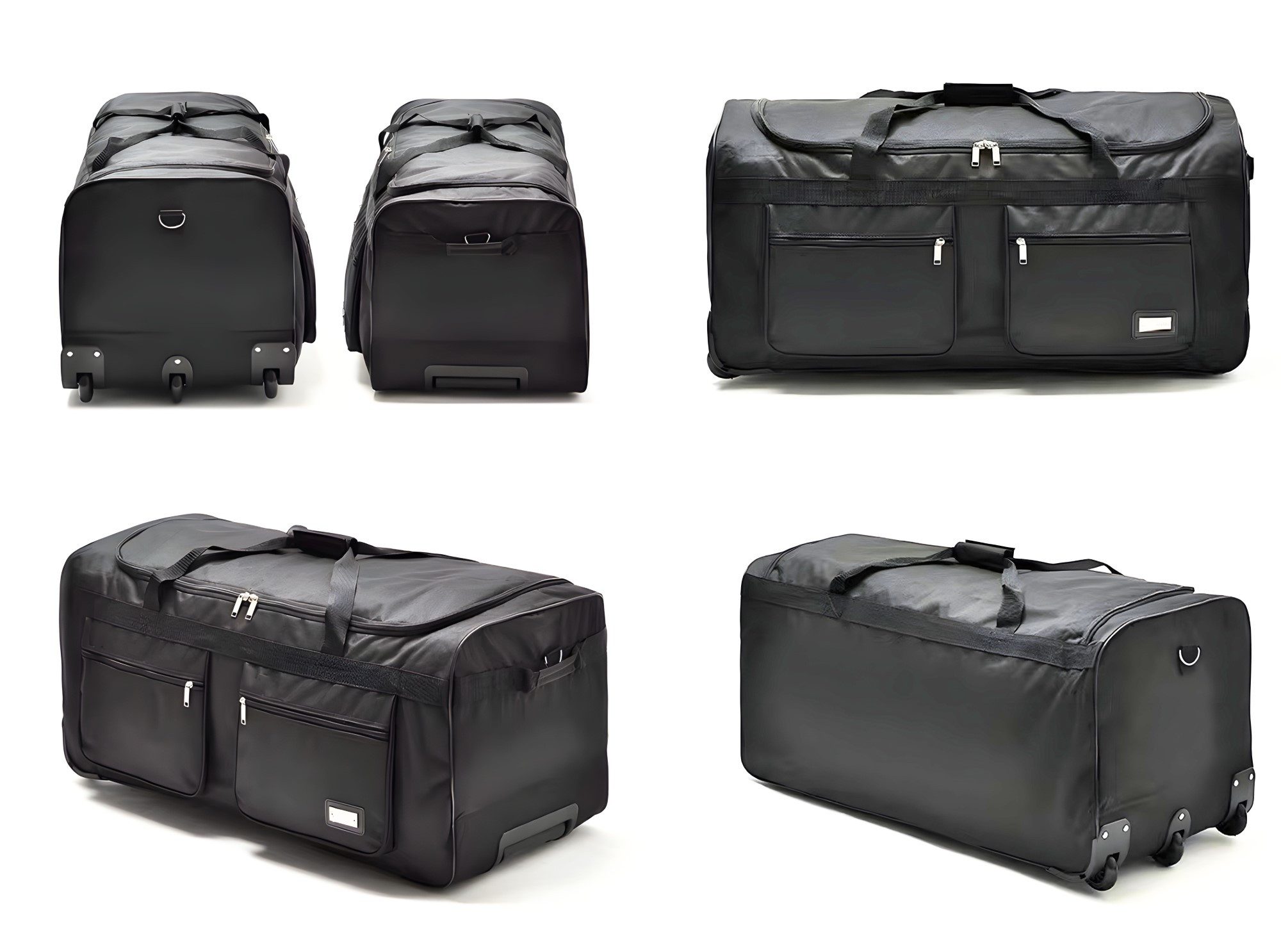 Cheffinger Reisetasche Gepäcktasche mit 3 Rollen Trolley Handgepäck Reiseta günstig online kaufen