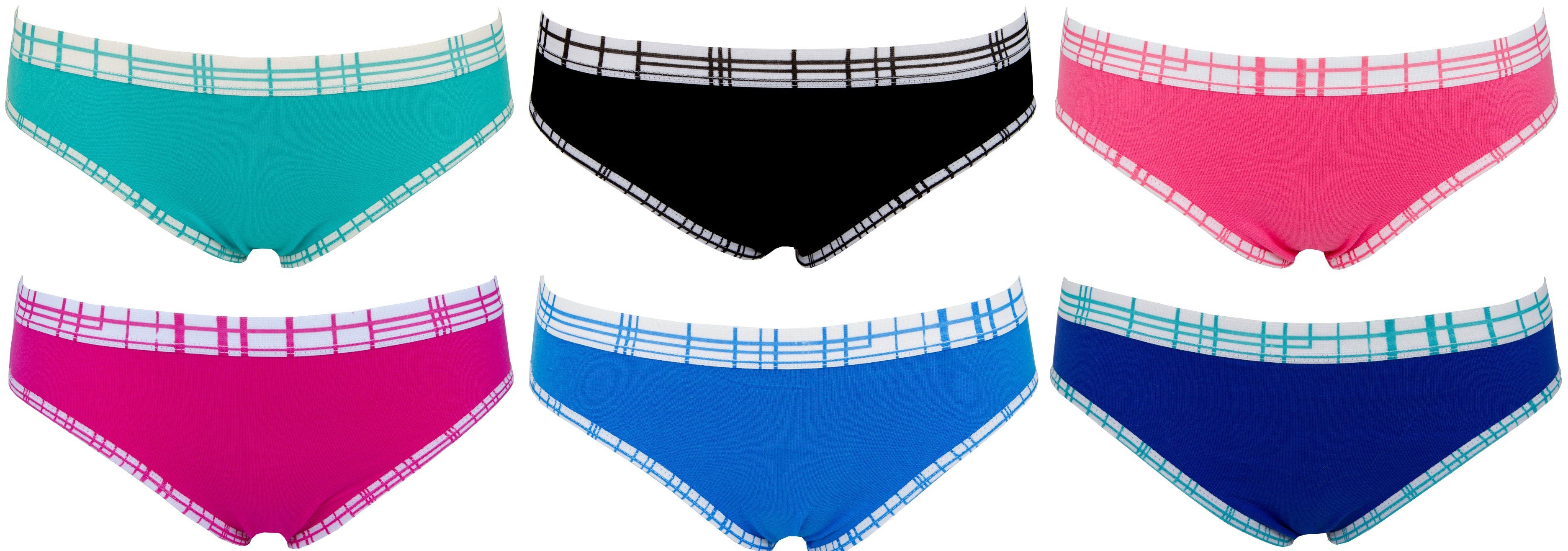 Pantys Knickers Damen Teen 86927 Uni mit Hipster Hotpants Spitze mit 86927 Hotpants Pack Pantys French AvaMia Uni French Knickers 6er-Pack) 6er (Spar-Set, Teen 6er Pack Panty Hipster Damen Spitze