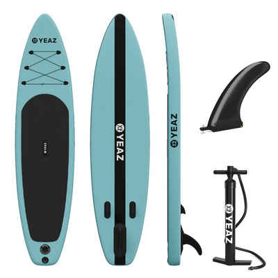 YEAZ Inflatable SUP-Board BAIA - EXOTRACE -, Aufblasbares Stand-Up-Paddle-Board inkl. Zubehör wie Finne und Handpumpe