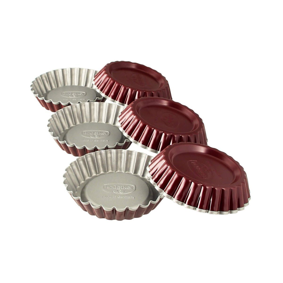 Dr. Oetker Küchenhelfer Tarteform Kitchen Tools Classic Torteletts 6er-Set