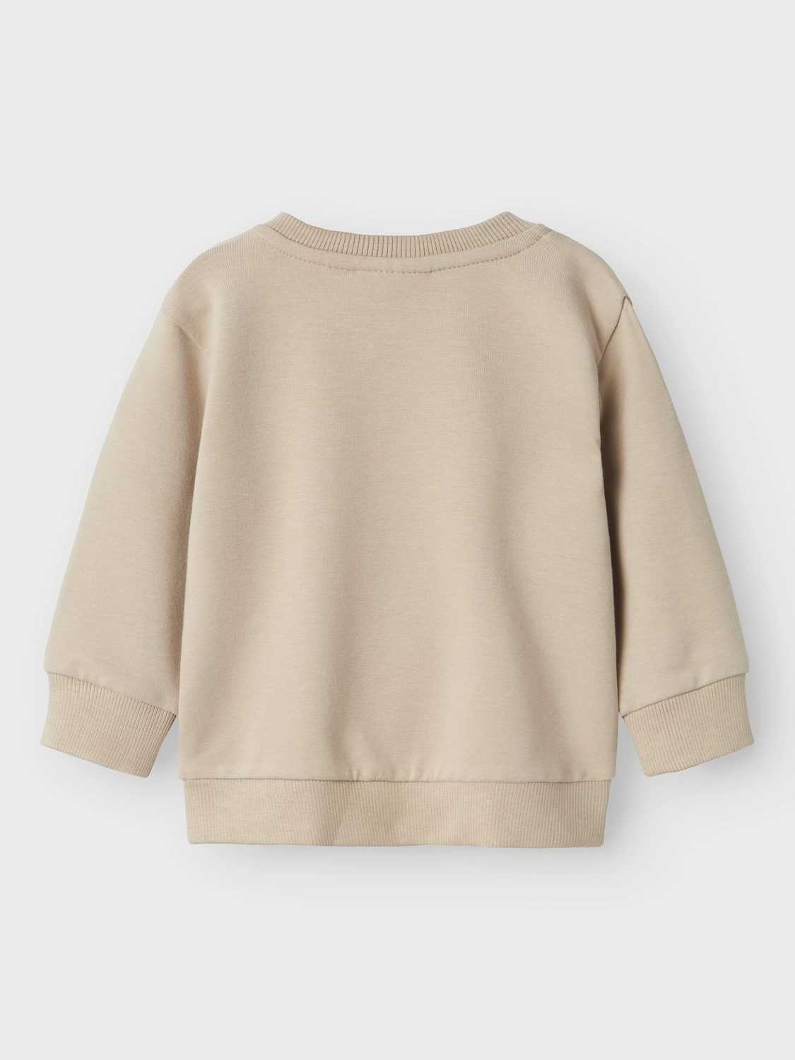 Name It Sweatshirt NBNTAKKI für Mädchen und Jungen mit Druckknopf und Stretch unifarben, casual, regular fit, Baumwollmix, Rundhals