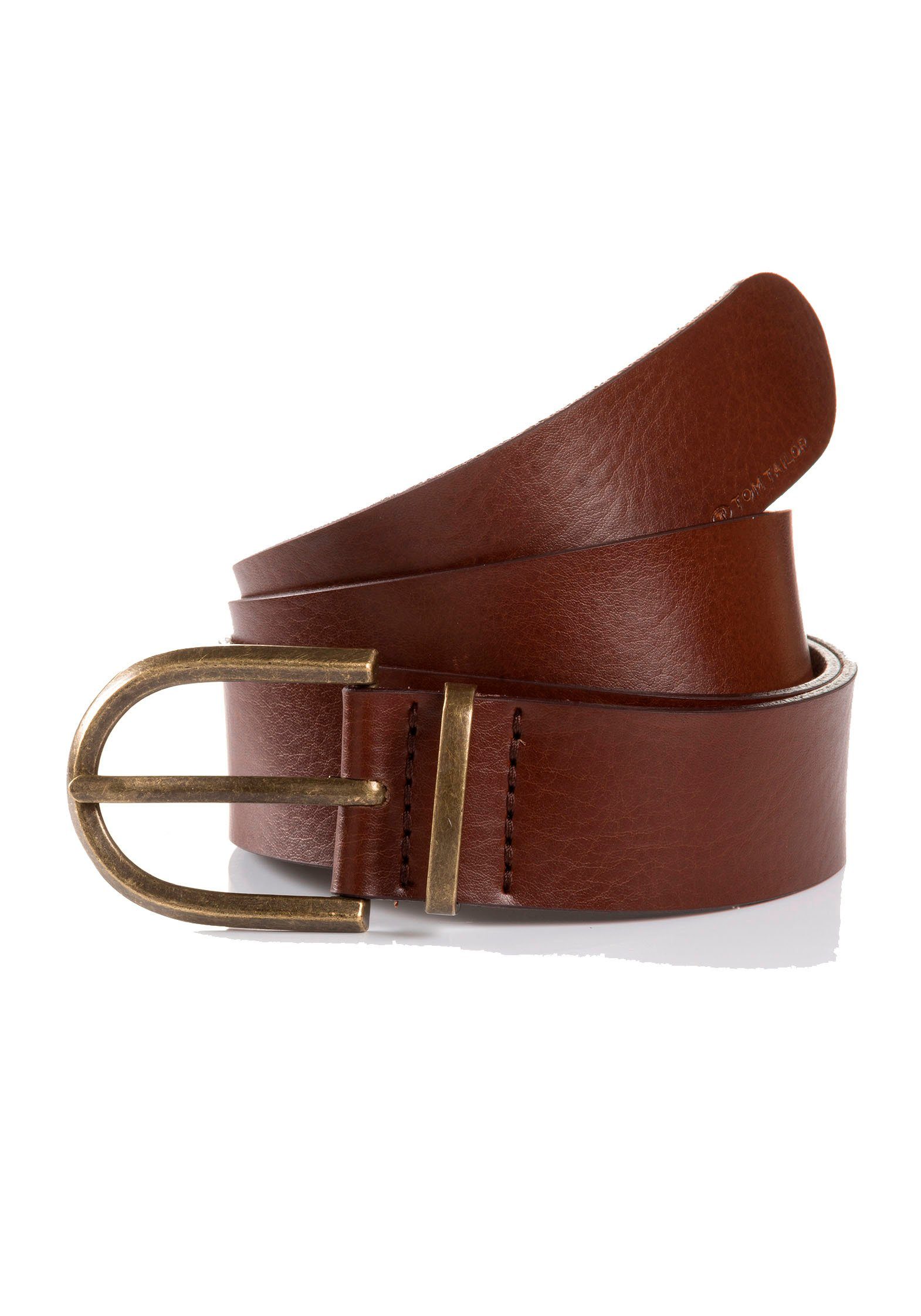 TOM TAILOR Ledergürtel TTSYLKE 3 cm günstig online kaufen