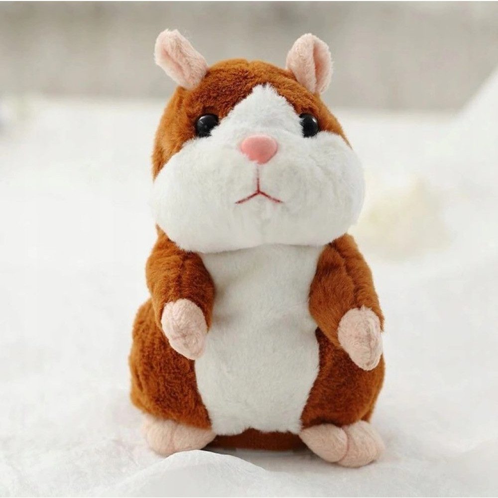 Tierfigur Sprechender Hamster Maße ca. BxHxT 10x16x8 cm Farbe zufällig (1 St) – Bild 2 von 2