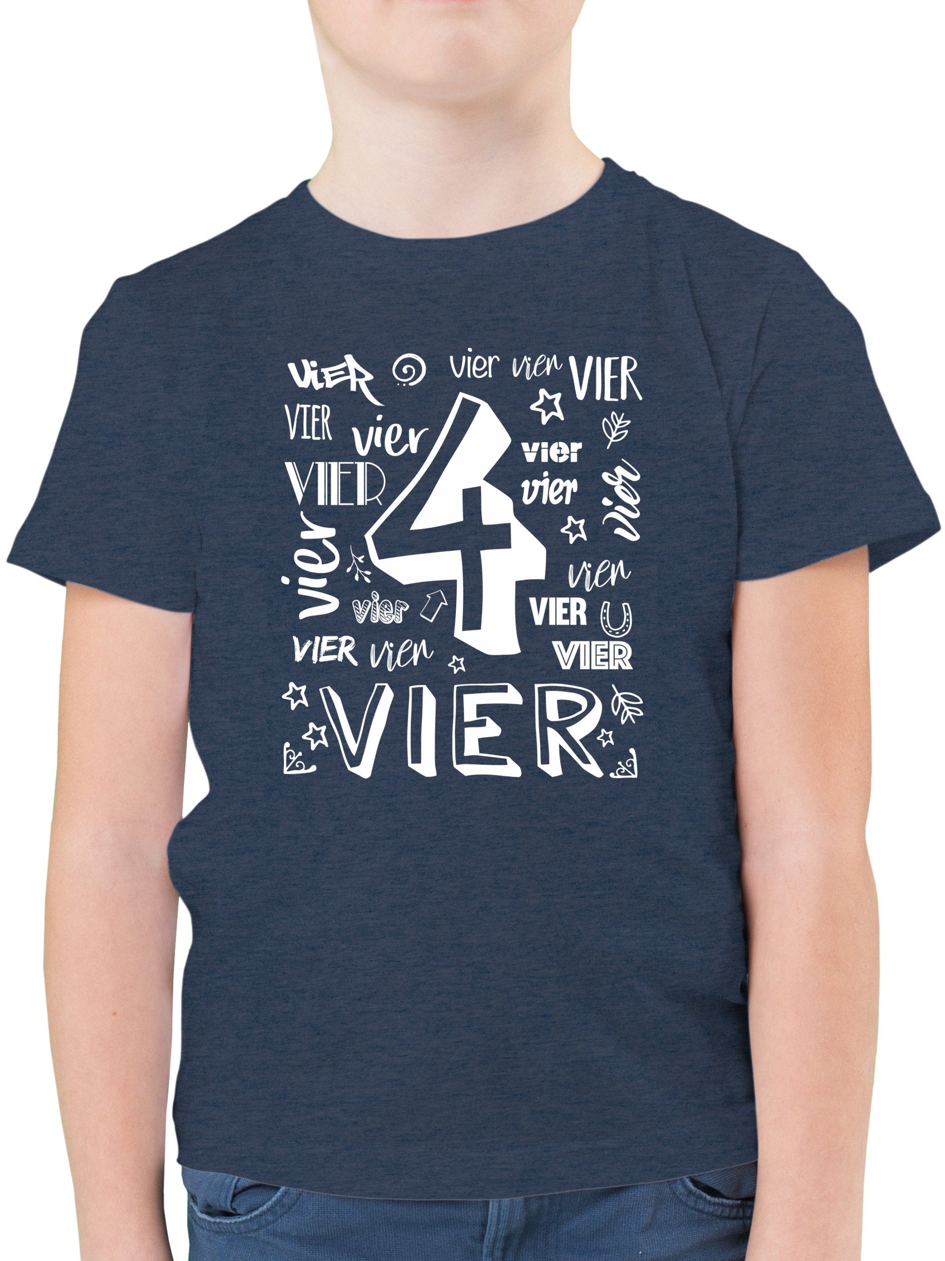 Shirtracer T-Shirt »4. Geburtstag Zahlen - Jungen Kinder T-Shirt« online kaufen  OTTO