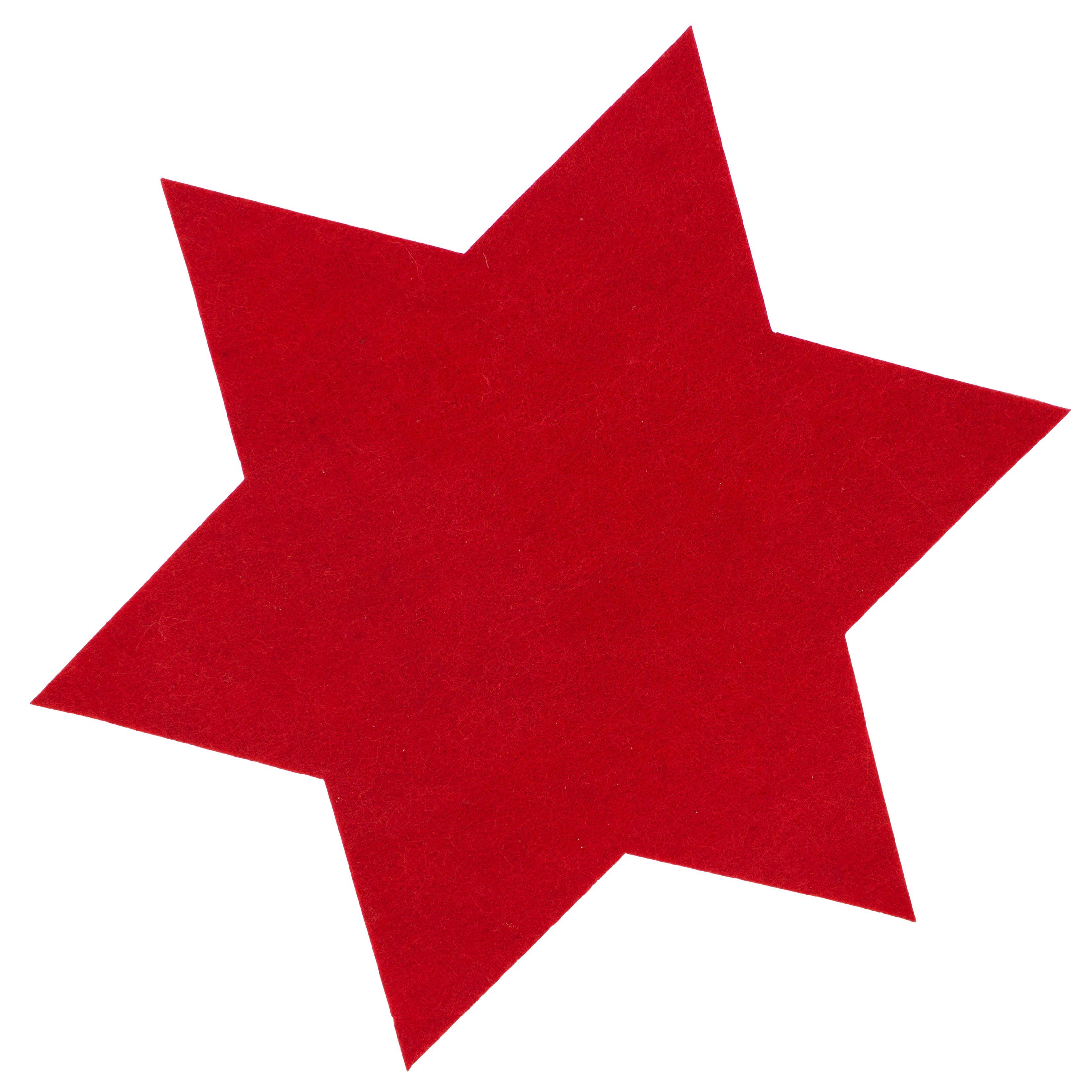 Annastore Platzset 6 x Filzsterne in vielen Größen - Platzdecken - Platzset günstig online kaufen