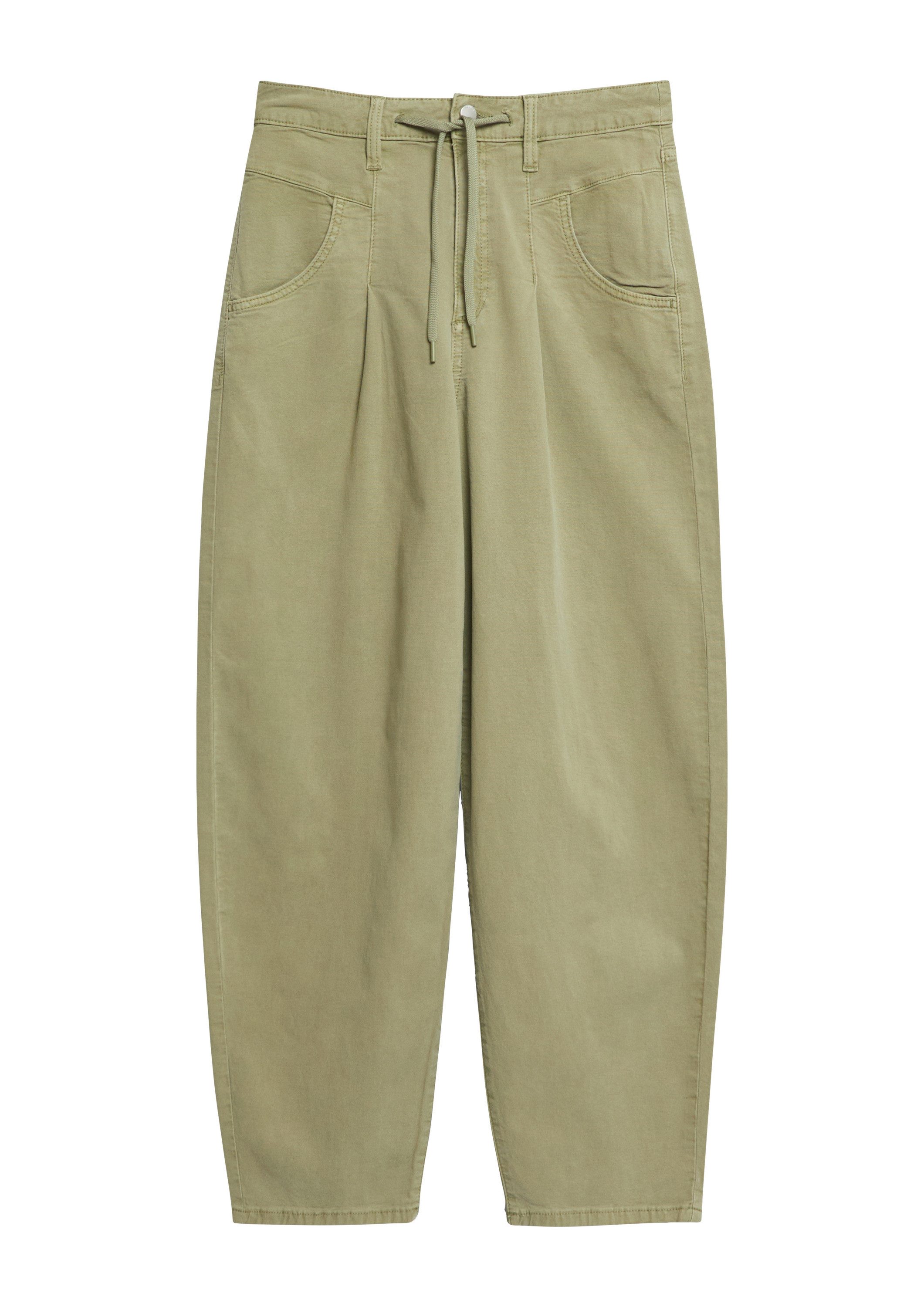 s.Oliver 7/8-Hose Hose Ankle-Hose mit Barrel Leg und Garment Dye