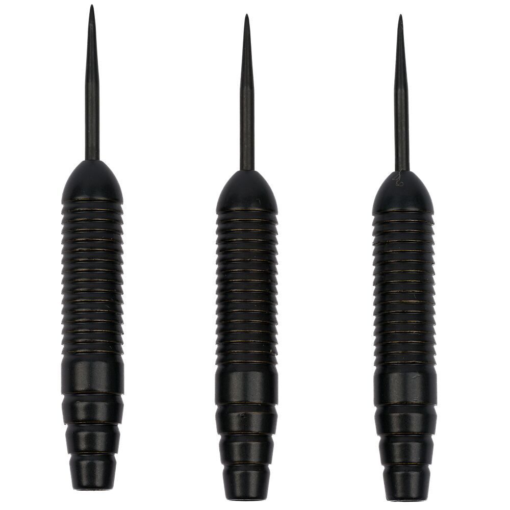 Kings Dart Dartpfeil Dart Barrel-Set Black Star, Shark Grip bietet sicheren Halt