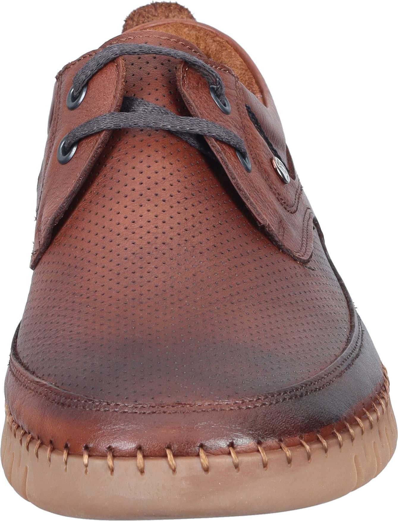 Manitu Schnürer Schnürschuh aus echtem Leder