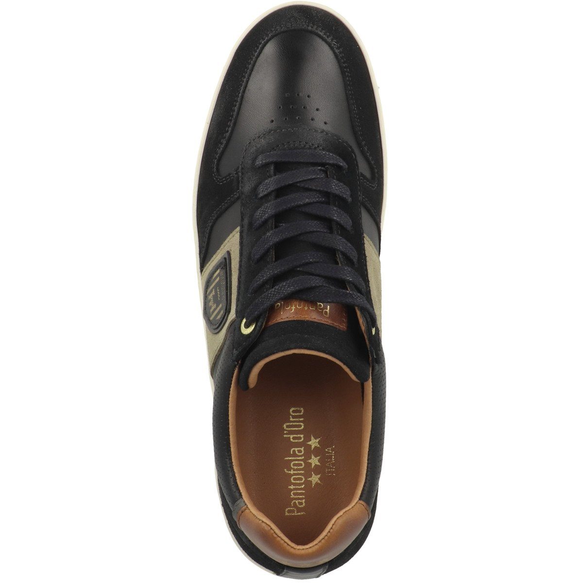 schwarz Herren d´Oro Uomo Pantofola Palermo Low Sneaker