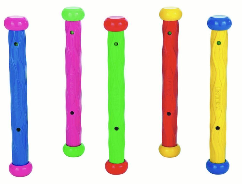 Intex Badespielzeug 5 Intex Tauchersticks Underwater Play Sticks ab 6 Jahren 55504