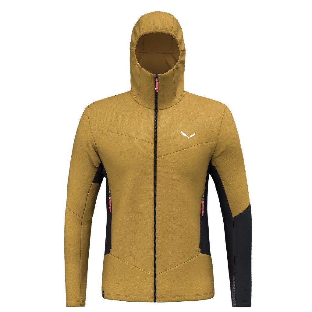 Funktionsjacke Kapuzenjacke Sella Merino (atmungsaktiv, 4-Wege-Stretch) goldbraun