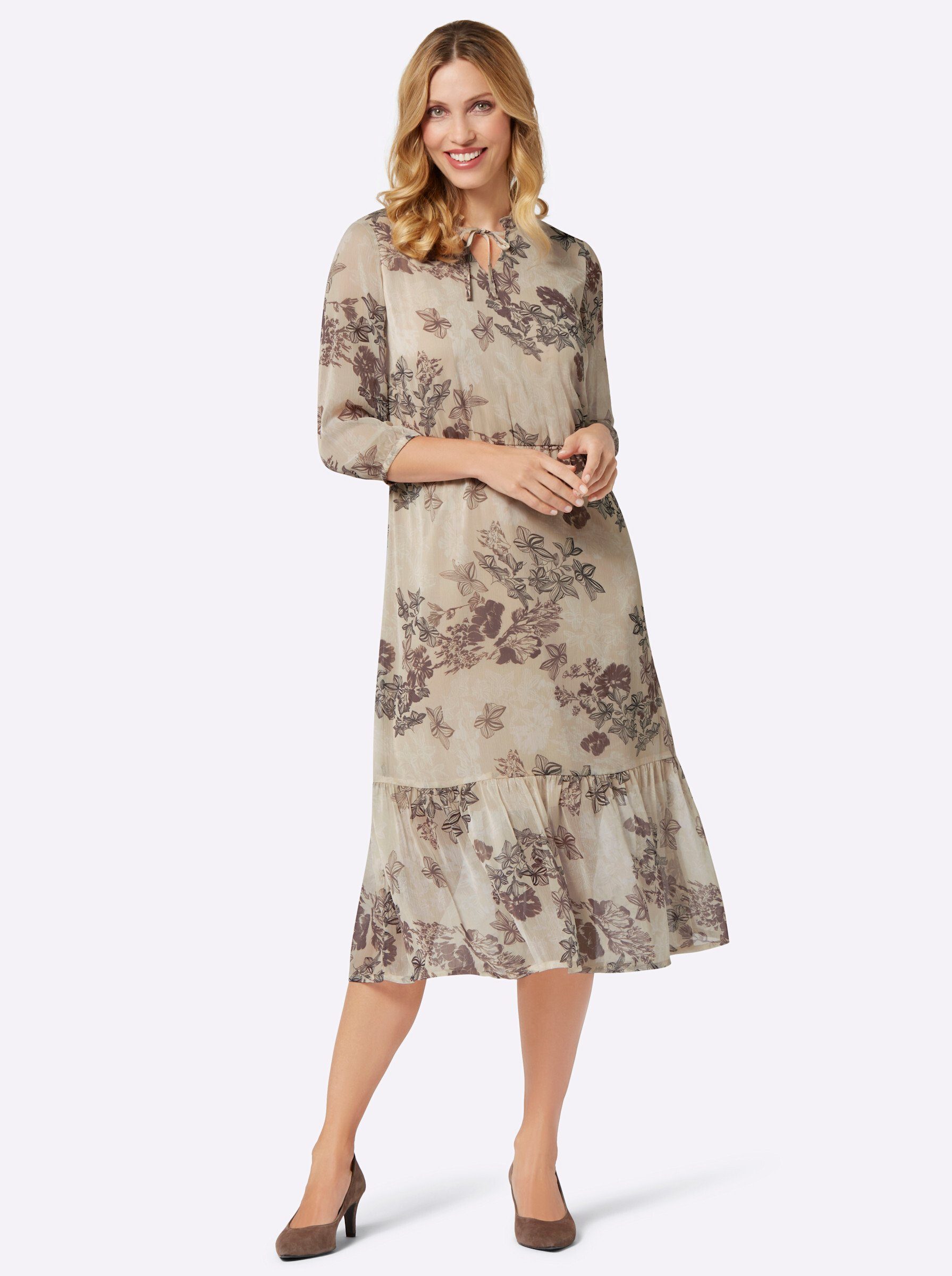 Sieh an! Etuikleid Druckkleid günstig online kaufen