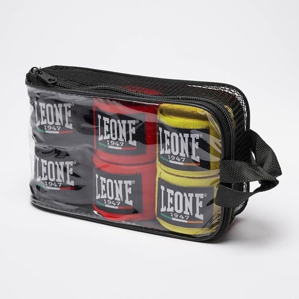 LEONE 1947 Boxbandagen LEONE PACK x 3 HAND WRAPS-Boxbandagen 3er-Pack – Halbflexible