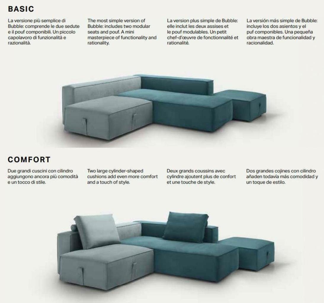 JVmoebel Ecksofa, Designer Sofa gepolstert Wohnraum Couch L-Form Set Hocker Ecke