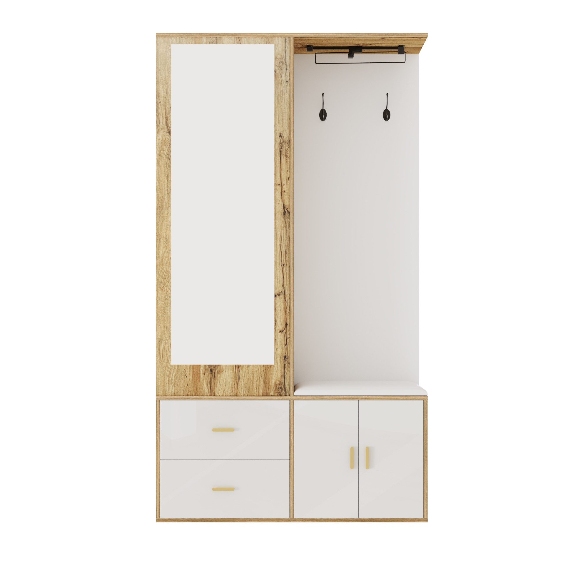 Furnishings Home Buffet Beistellschrank Kleiderschrank Spiegelschrank Hoch günstig online kaufen