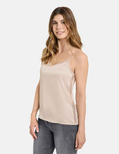 GERRY WEBER Shirttop Top mit Material-Patch