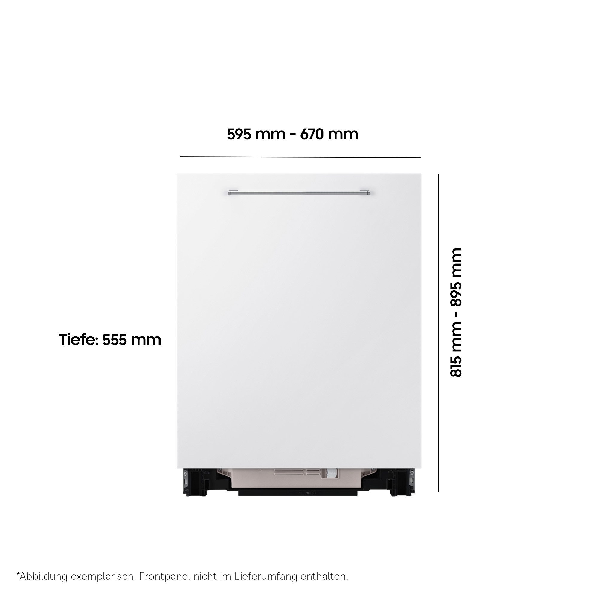 Samsung vollintegrierbarer Geschirrspüler DW80H73WAB0U1