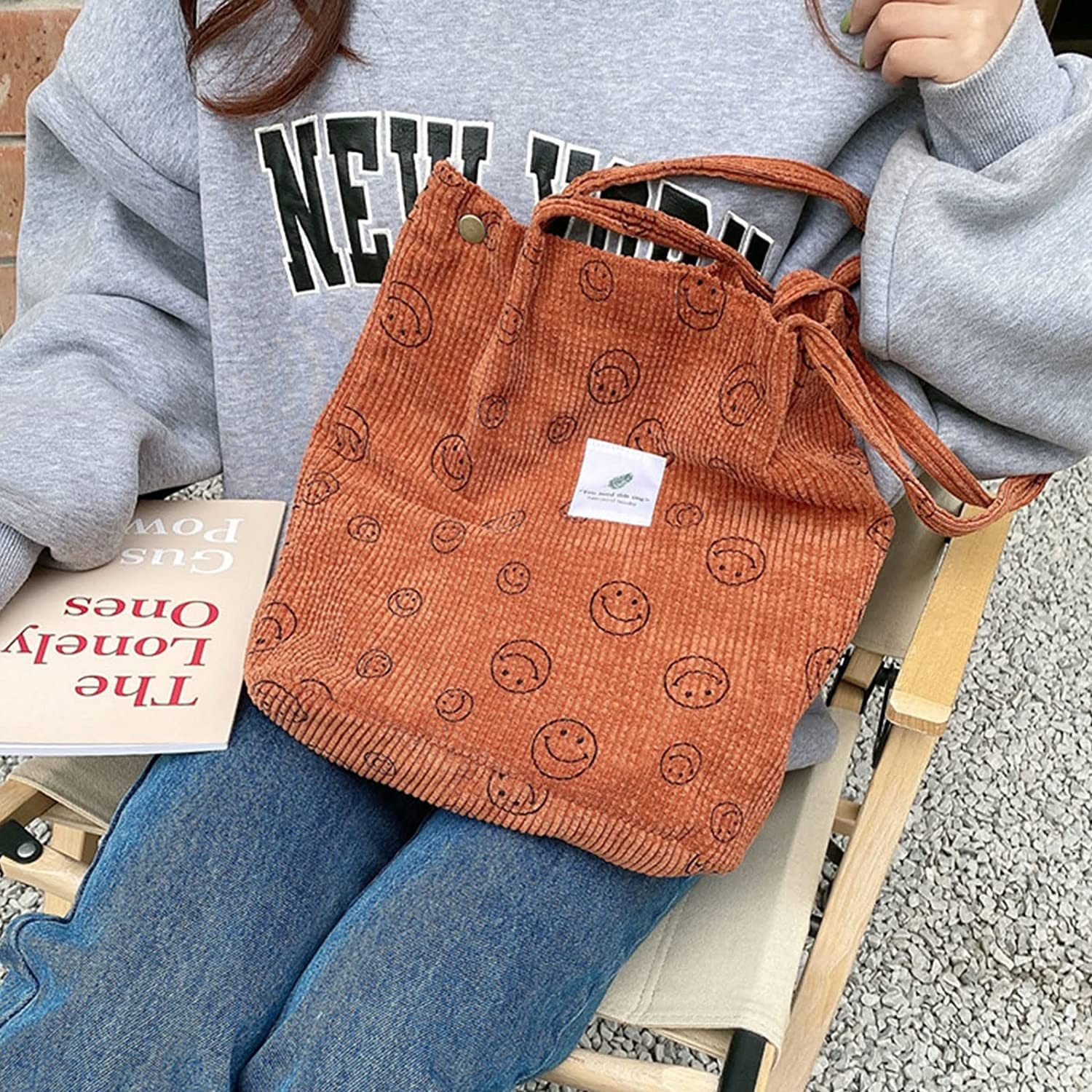 Coonoor Schultertasche Damen Kordsamt-Schultertasche, Henkeltasche, Geburts günstig online kaufen