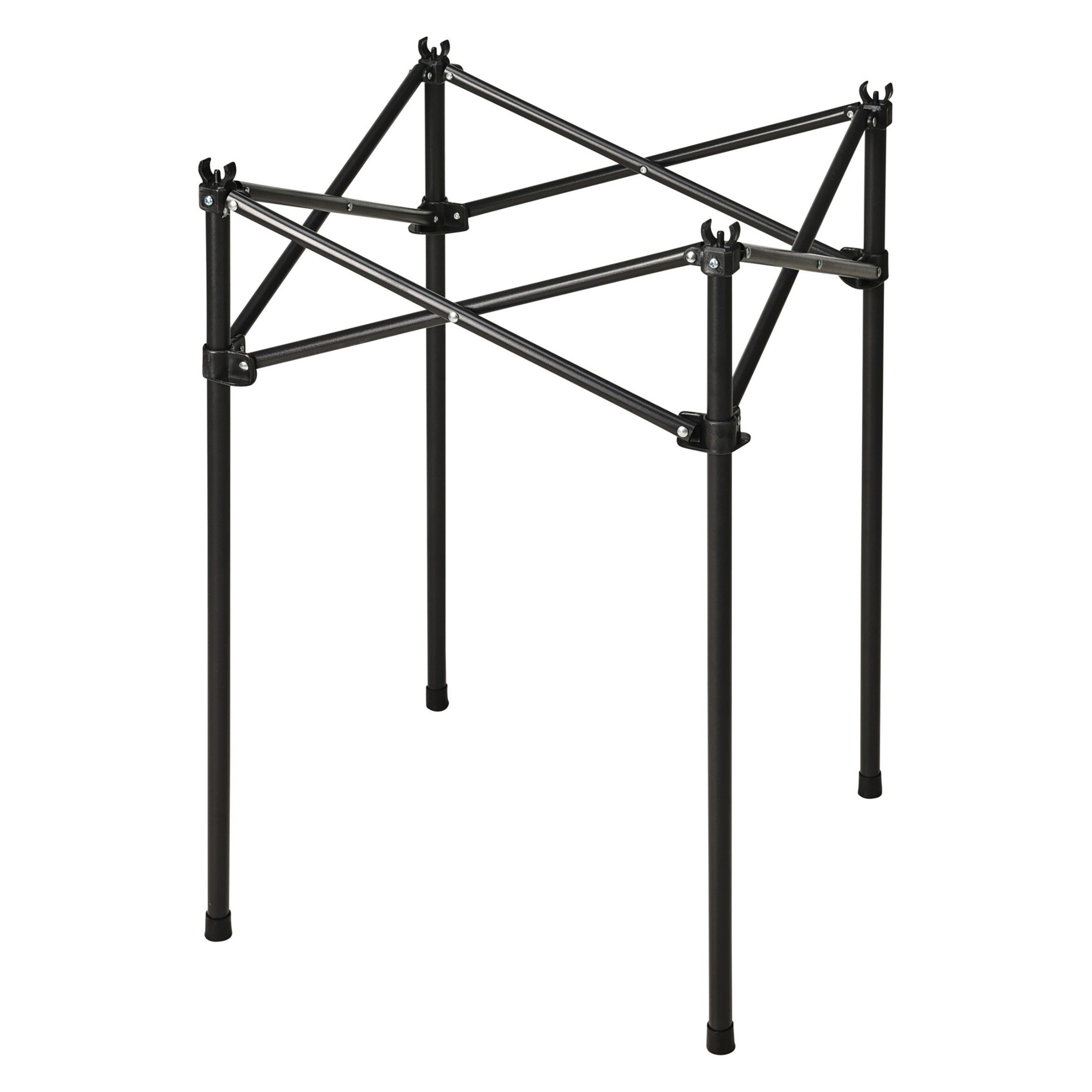 Spetebo Campingtisch Klapptisch schwarz mit Tragetasche - mit einrollbarer Tischplatte (Anzahl, 1-St., Stück), platzsparend verstaubar – Bild 5 von 5