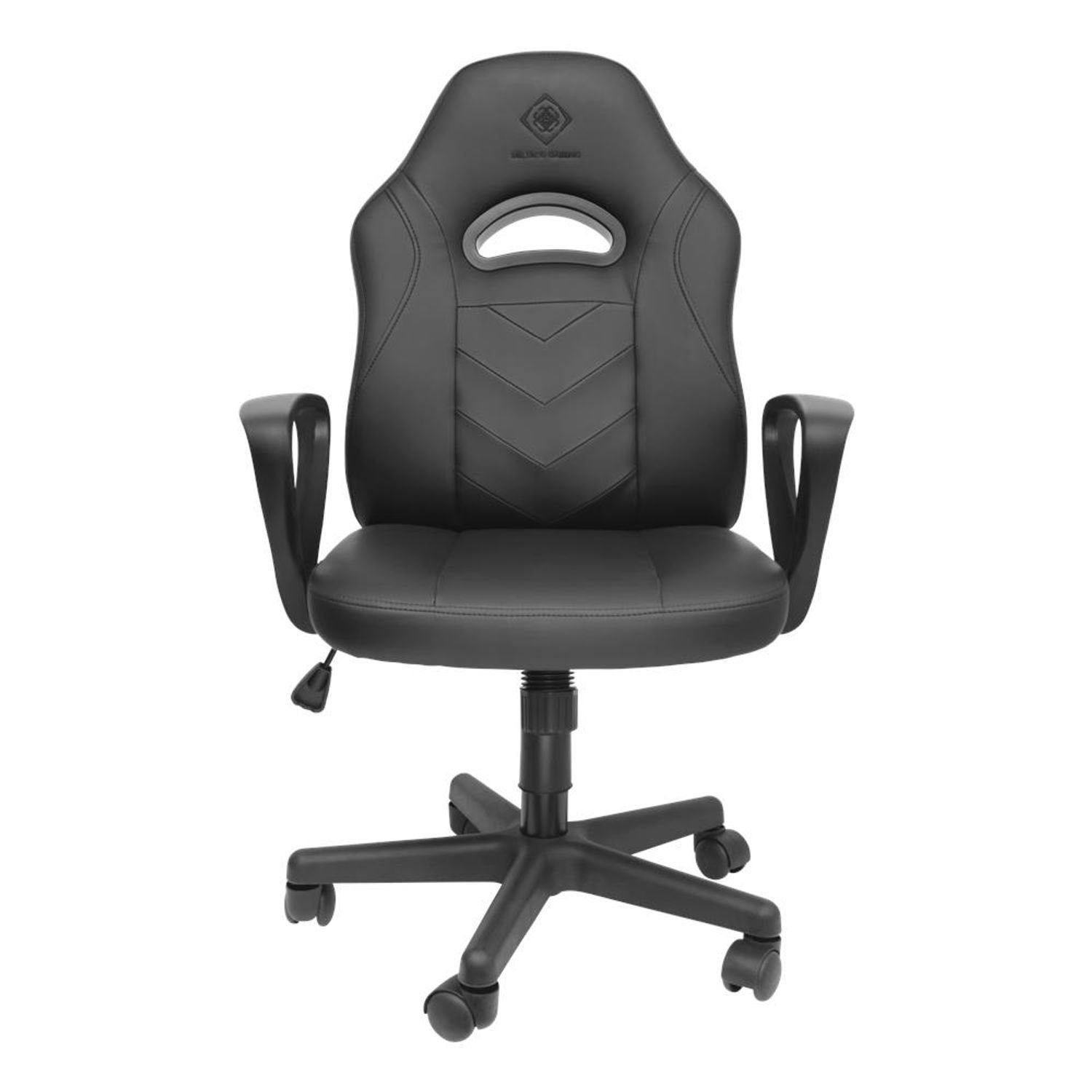 DELTACO Gaming-Stuhl DC110 Gaming Stuhl langem Sitzen Herstellergarantie bequem 5 selbst Set), extra klein (kein Jahre inkl. nach schwarz