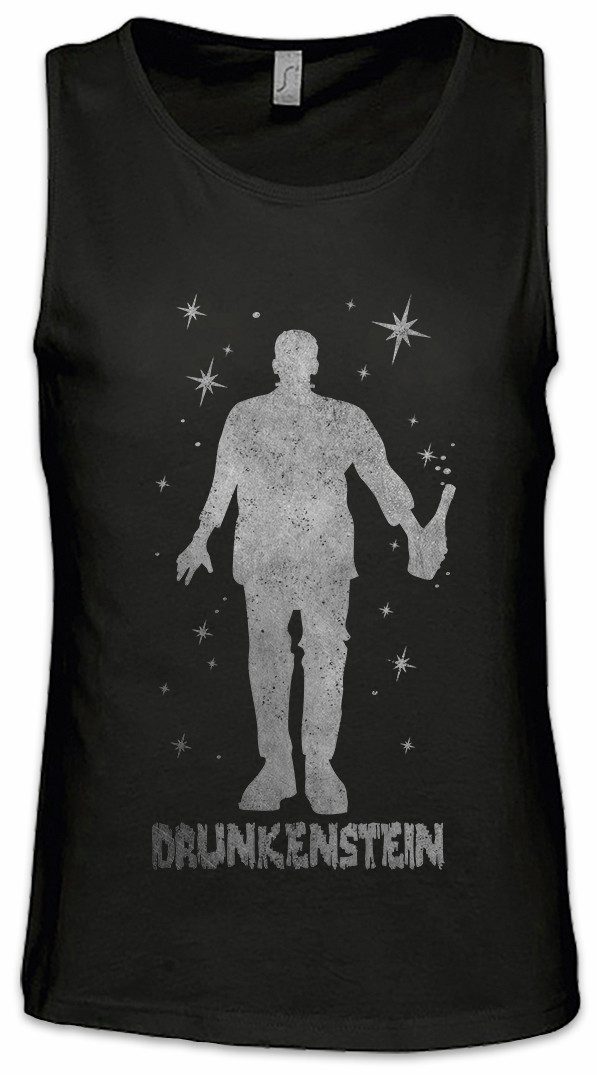 Tanktop Drunkenstein Ärmelloses T-Shirt Bier Besoffen Karneval Fasching Kostüm