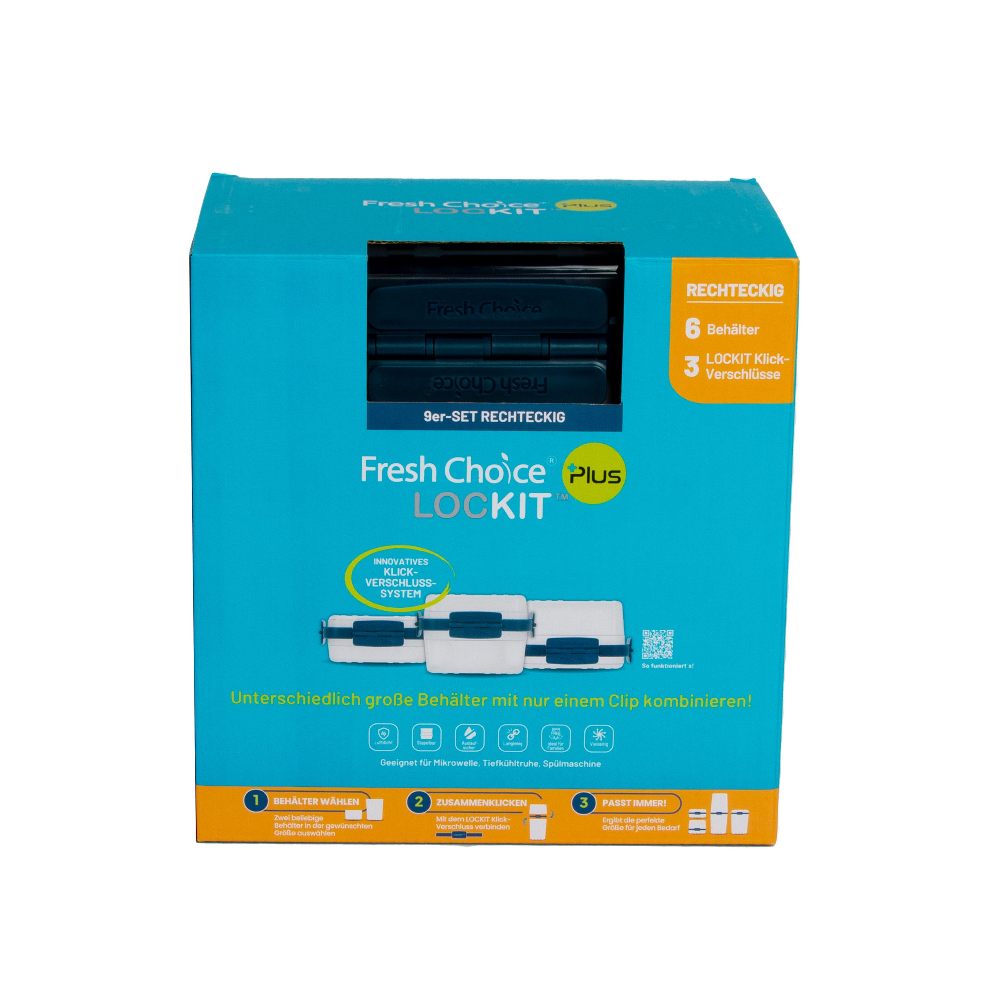 Fresh Choice Aufbewahrungssystem LockIT Everyday Combo, (9-tlg)