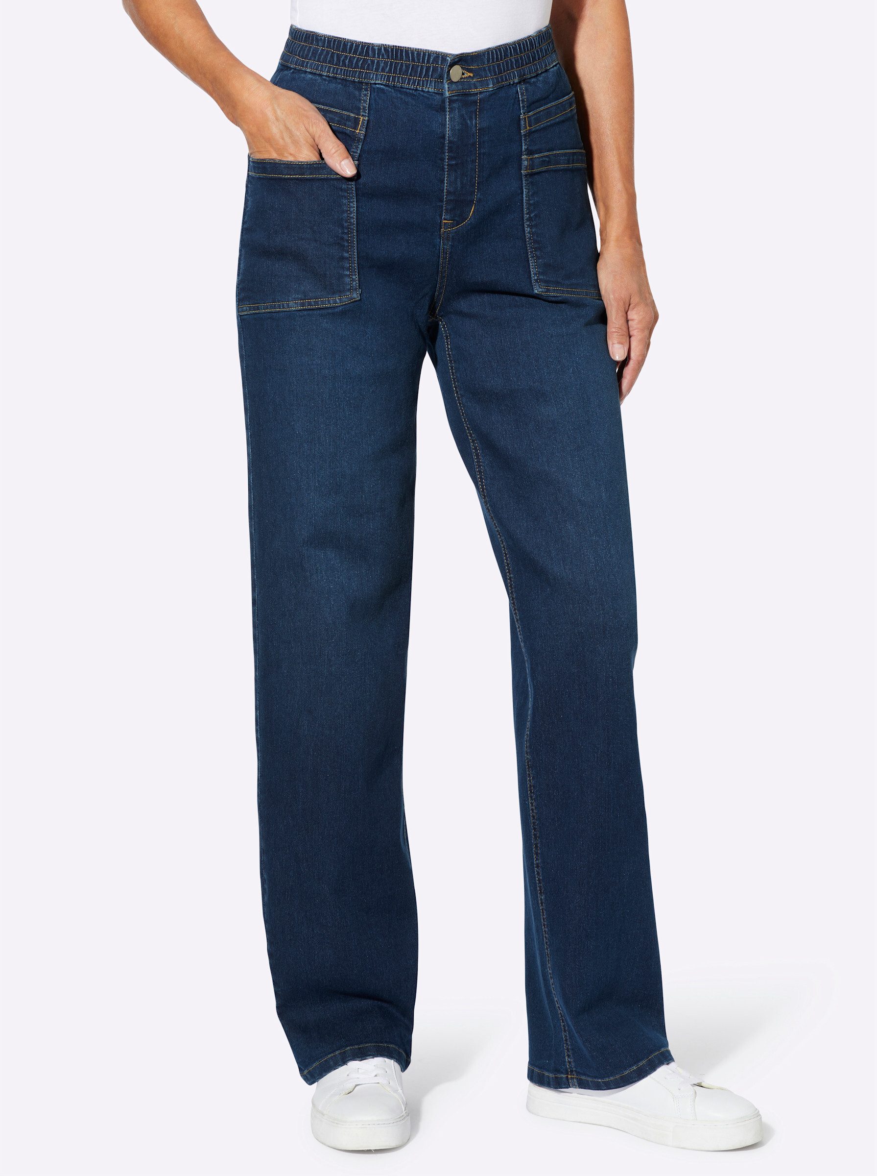 Sieh an! Bequeme Jeans Jeans komfortabel