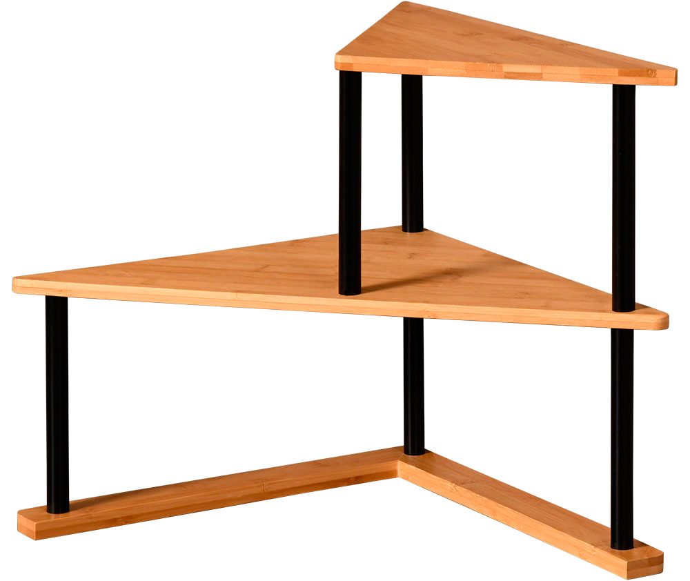 KESPER® Ablageregal Eckregal, 1-tlg., aus 100% FSC®-zertifiziertem Bambus