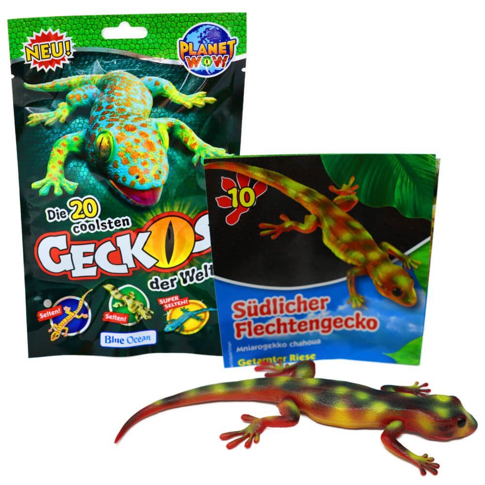 Blue Ocean Sammelfigur Blue Ocean Geckos Sammelfiguren 2023 - Planet Wow - Figur 10. Südliche (Set), Geckos - Figur 10. Südlicher Flechtengecko