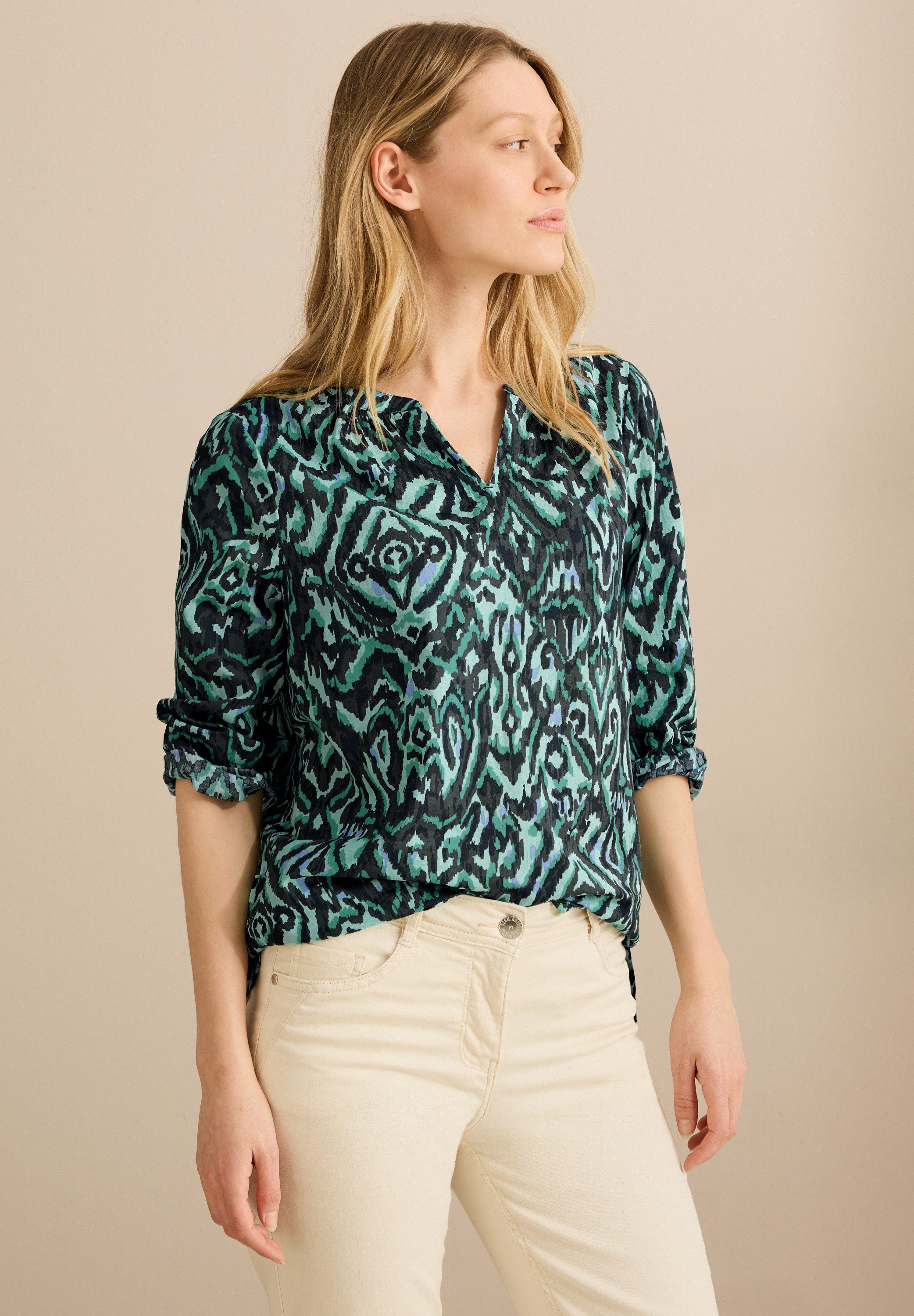 CECIL Shirtbluse mit 3/4 Ärmeln
