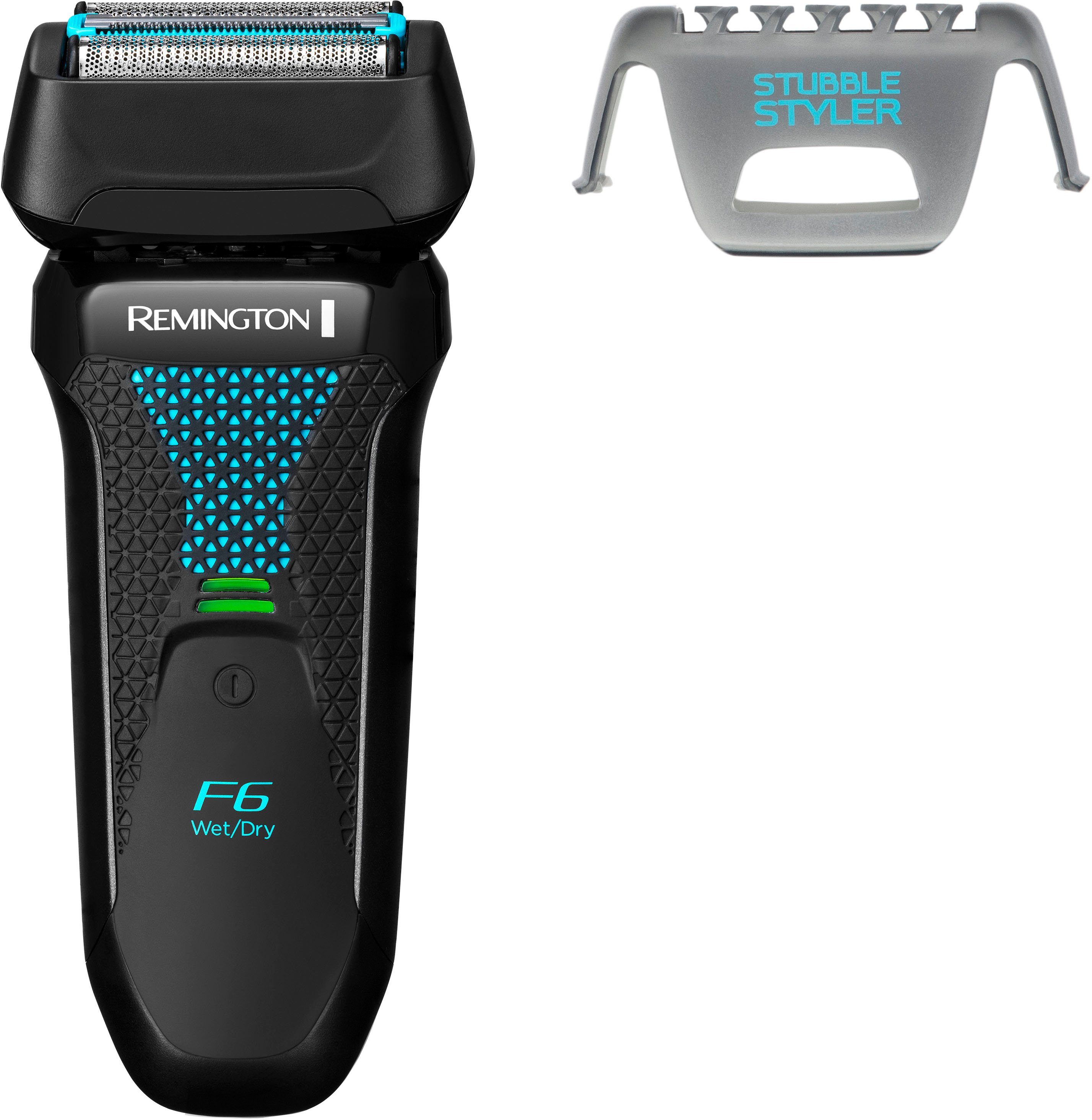 Remington Elektrorasierer F6000 Style Wasserdichtes Rasiersystem, Aufsätze: 1, Langhaartrimmer, Nass & Trockenrasur, 100 % wasserdicht, mit 3-Tage-Bart Styler – Bild 4 von 5
