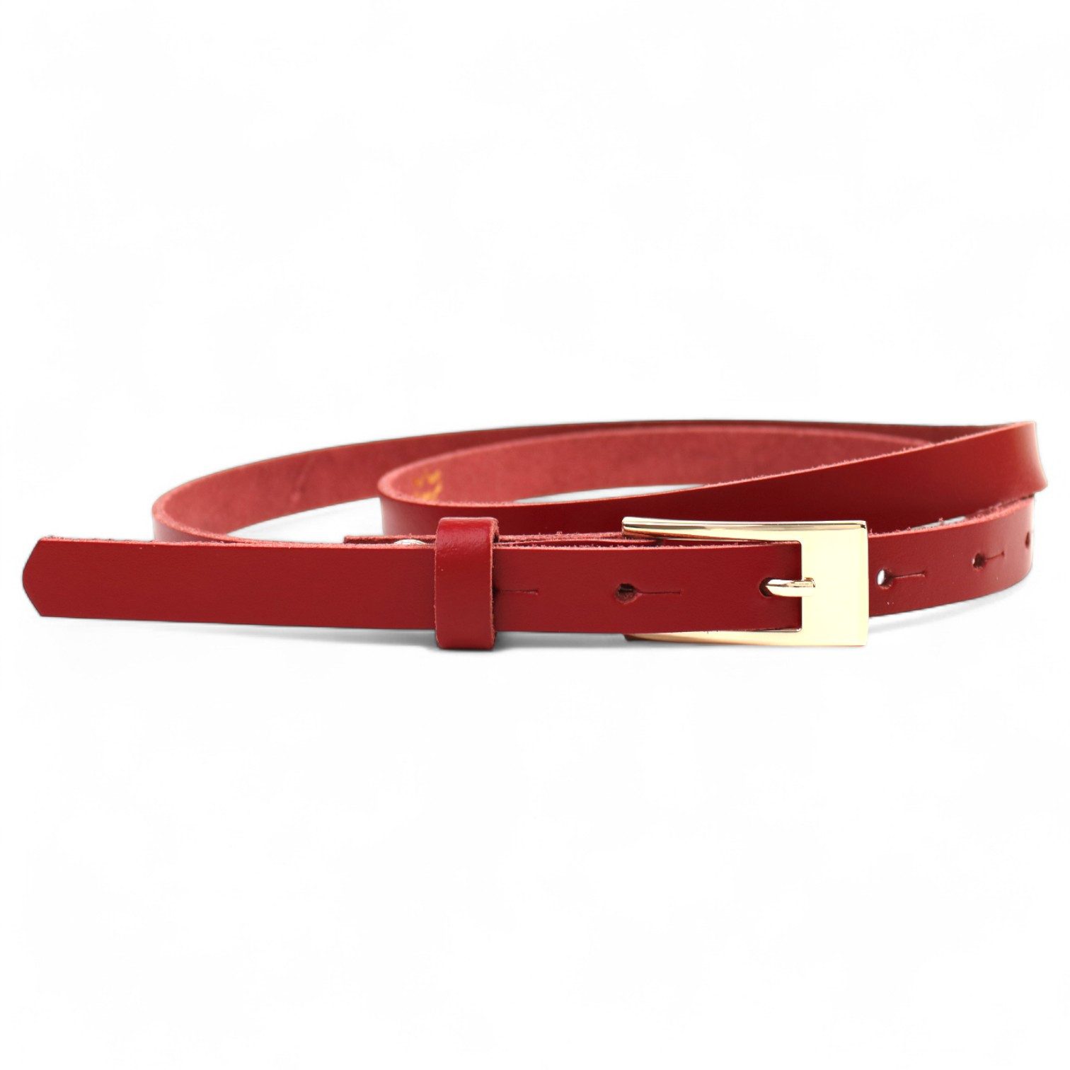 FRONHOFER Taillengürtel 19465 (1-St) sehr schmaler Gürtel 1,5 cm, Rindleder, Taillengürtel