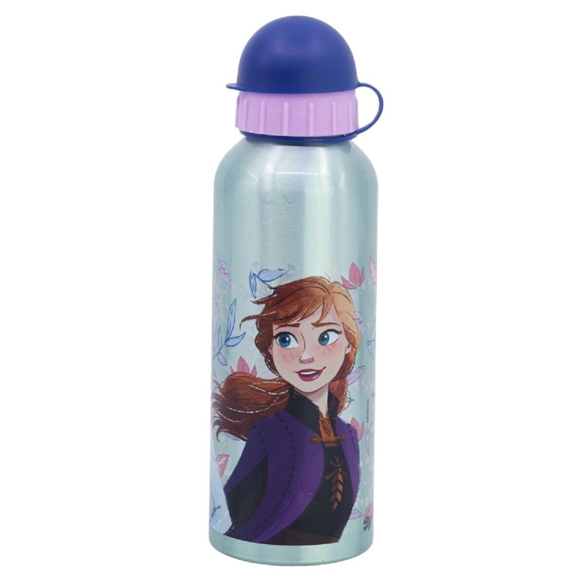 Disney Trinkflasche Disney Frozen Trinkflasche Aluminium, 530ml, mit Sicherheitsverschluss