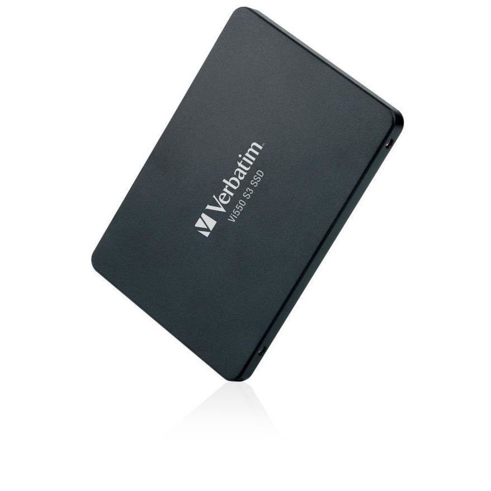 Verbatim Vi550 S3 SSD interne SSD (128GB) 2,5" 560 MB/S Lesegeschwindigkeit, 430 MB/S Schreibgeschwindigkeit, SATA III, 7 mm, 3D NAND-Technologie