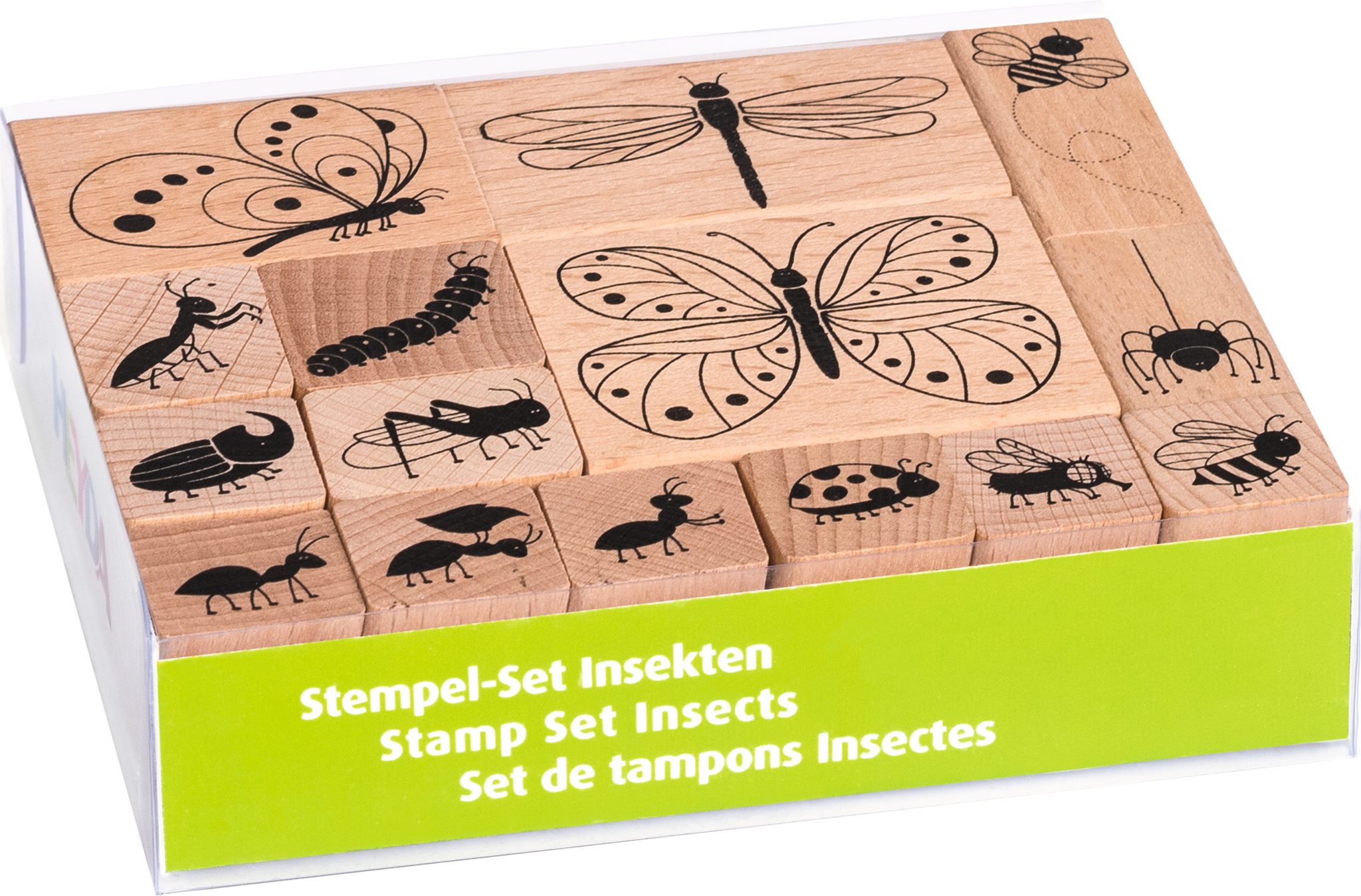 Heyda 3X Heyda 204888673 Stempelset Insekten Stempelkissen