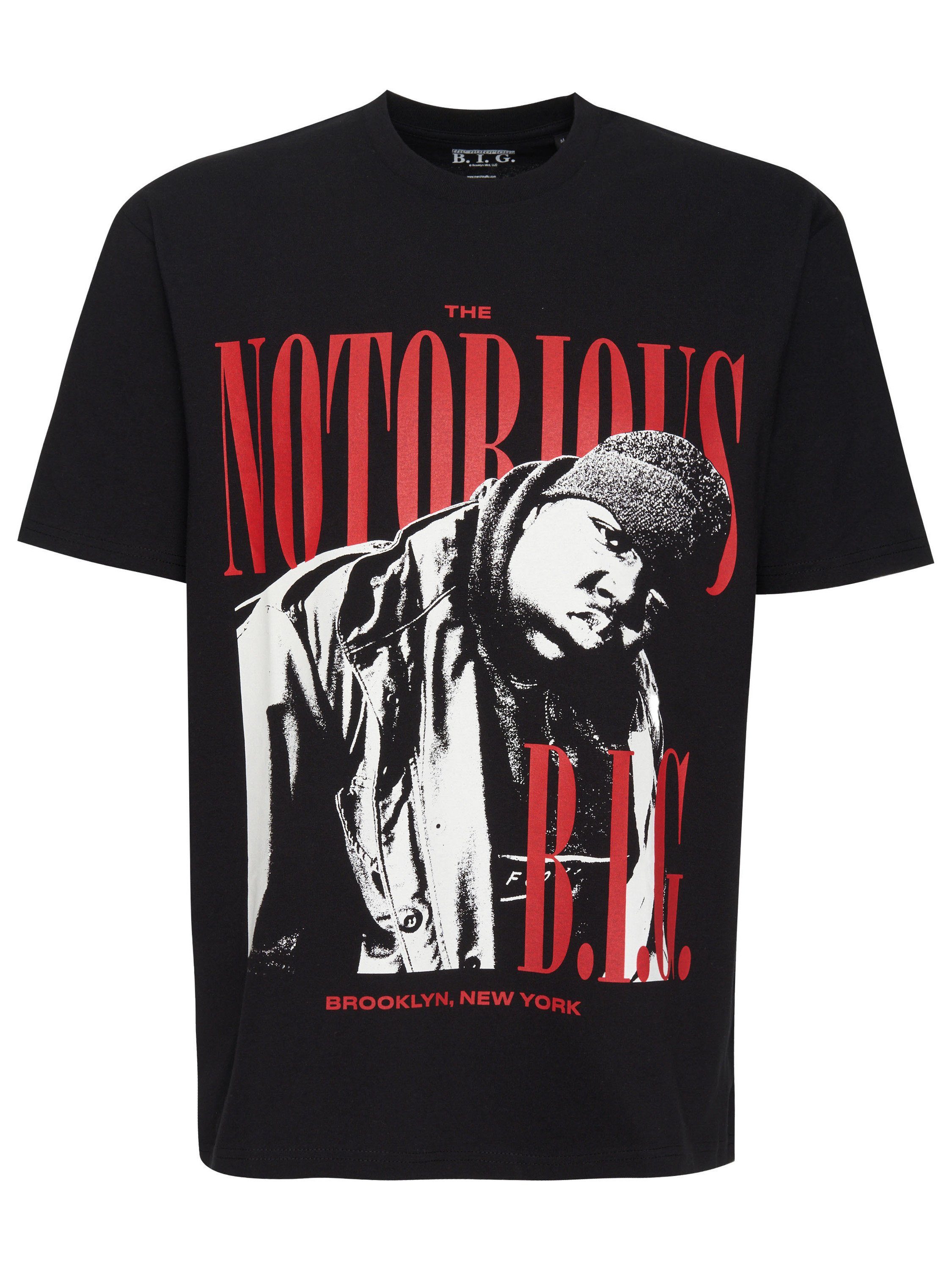 Notorious The Script T-Shirt GOTS B.I.G Recovered Red Bio-Baumwolle zertifizierte