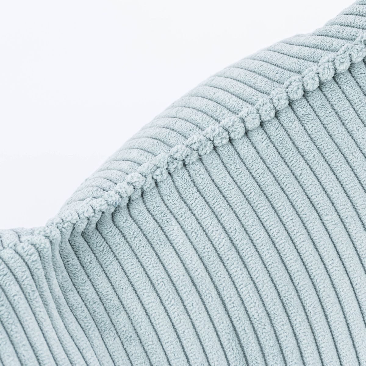 Magma Heimtex Dekokissen Magma Leseknochen Nackenkissen Cord mintgrün 42x22cm