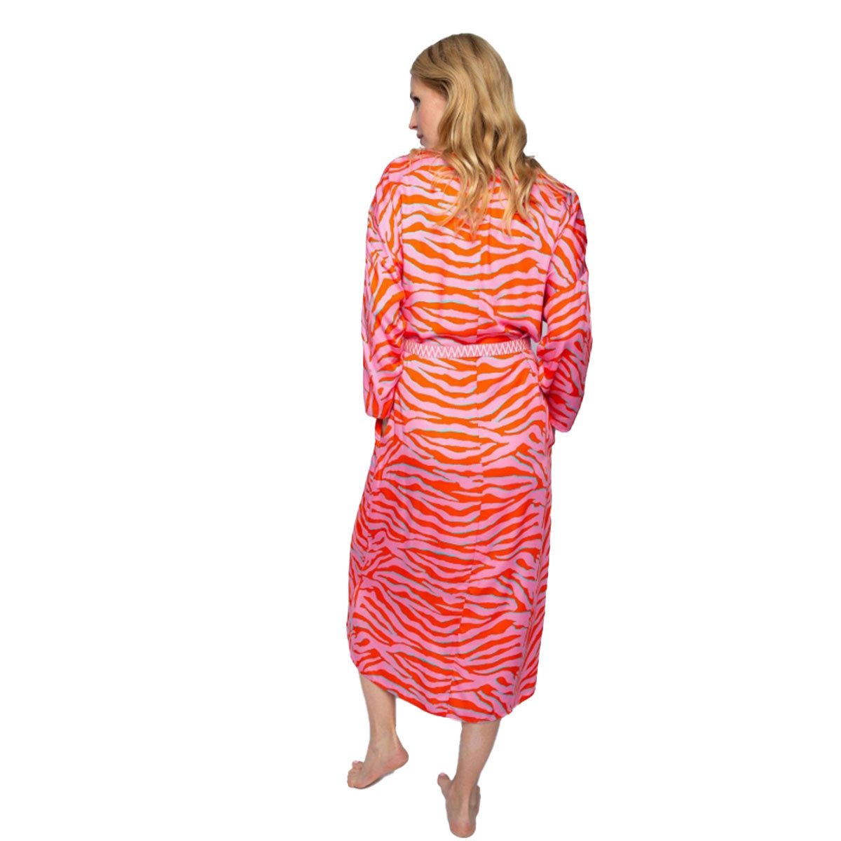 Emily Van Den Bergh Blusenkleid Zebra Print