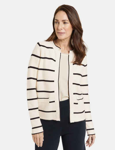 GERRY WEBER Cardigan Offene Strickjacke in Struktur-Strick