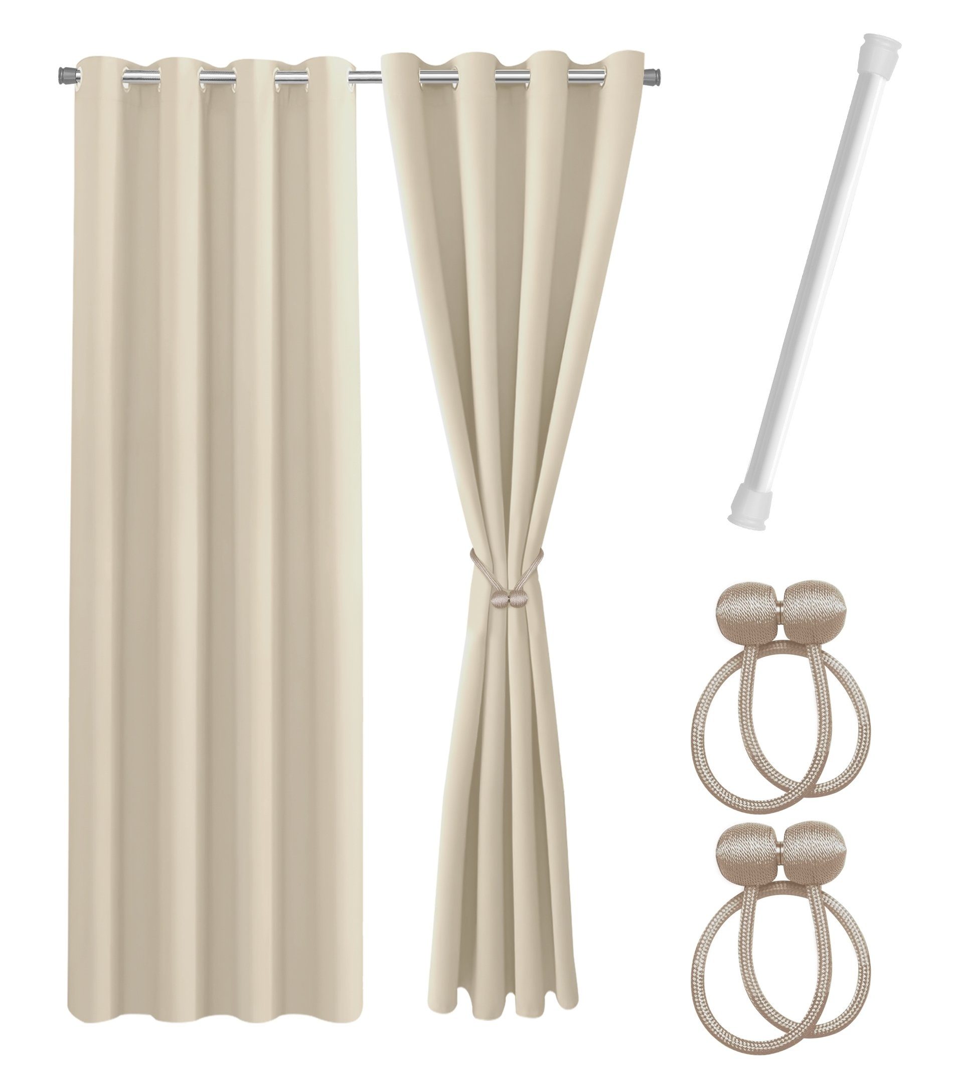 Cozyor Vorhang Set mit 2x Gardine günstig online kaufen