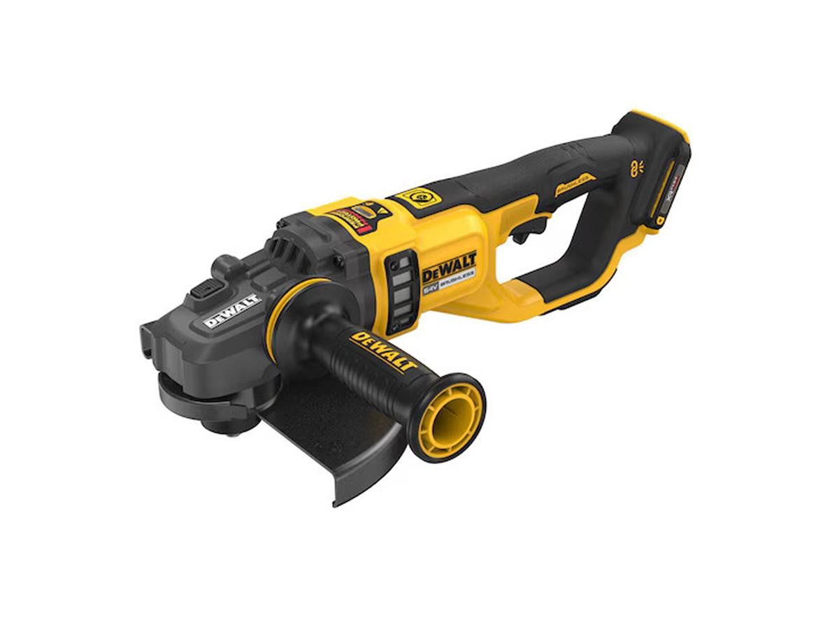 DeWalt Akku-Winkelschleifer 230mm, 54V, Basis, max. 6000 U/min, 6000 U/min, (Basisversion / Solo-Gerät, Ohne Akku, ohne Ladegerät und ohne Transportkoffer)