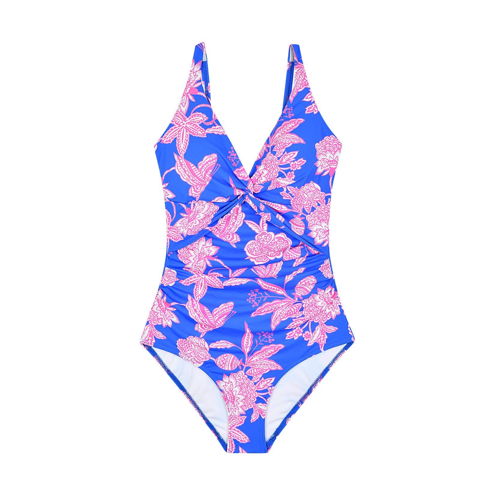 COFI 1453 Badeanzug Blumenmuster-Badeanzug für Damen günstig online kaufen
