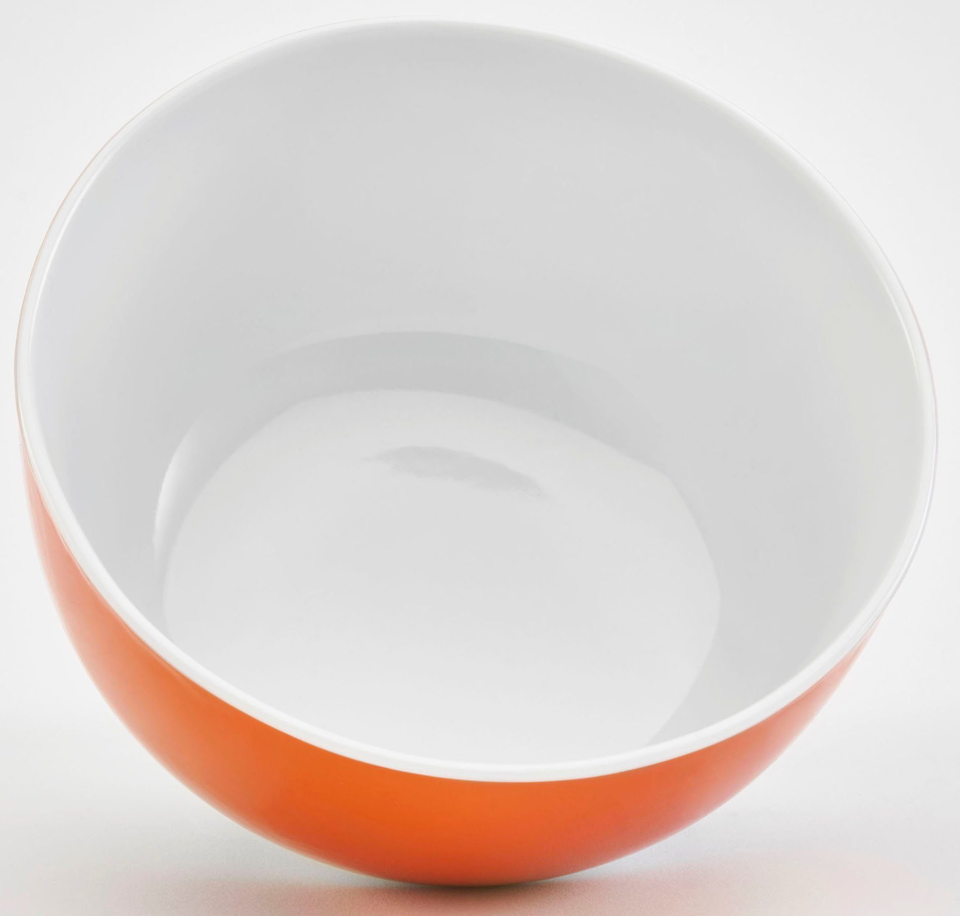 van Well Müslischale Vario, Porzellan, (Set, 6-tlg), spülmaschinen- und mikrowellengeeignet, Ø 14 cm