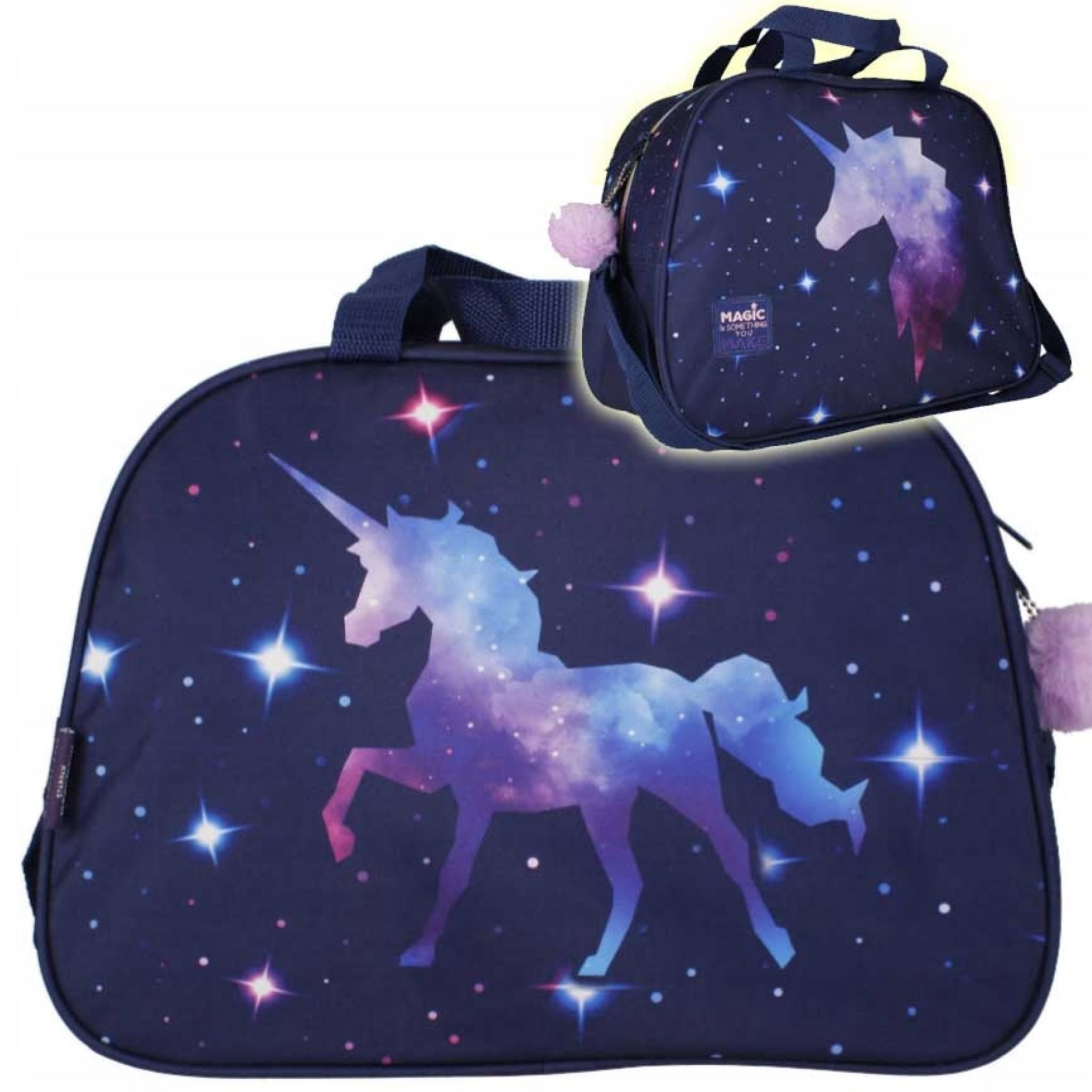 Starpak Sporttasche Galaxy Unicorn: Große, praktische Tasche für Schule & Freizeit