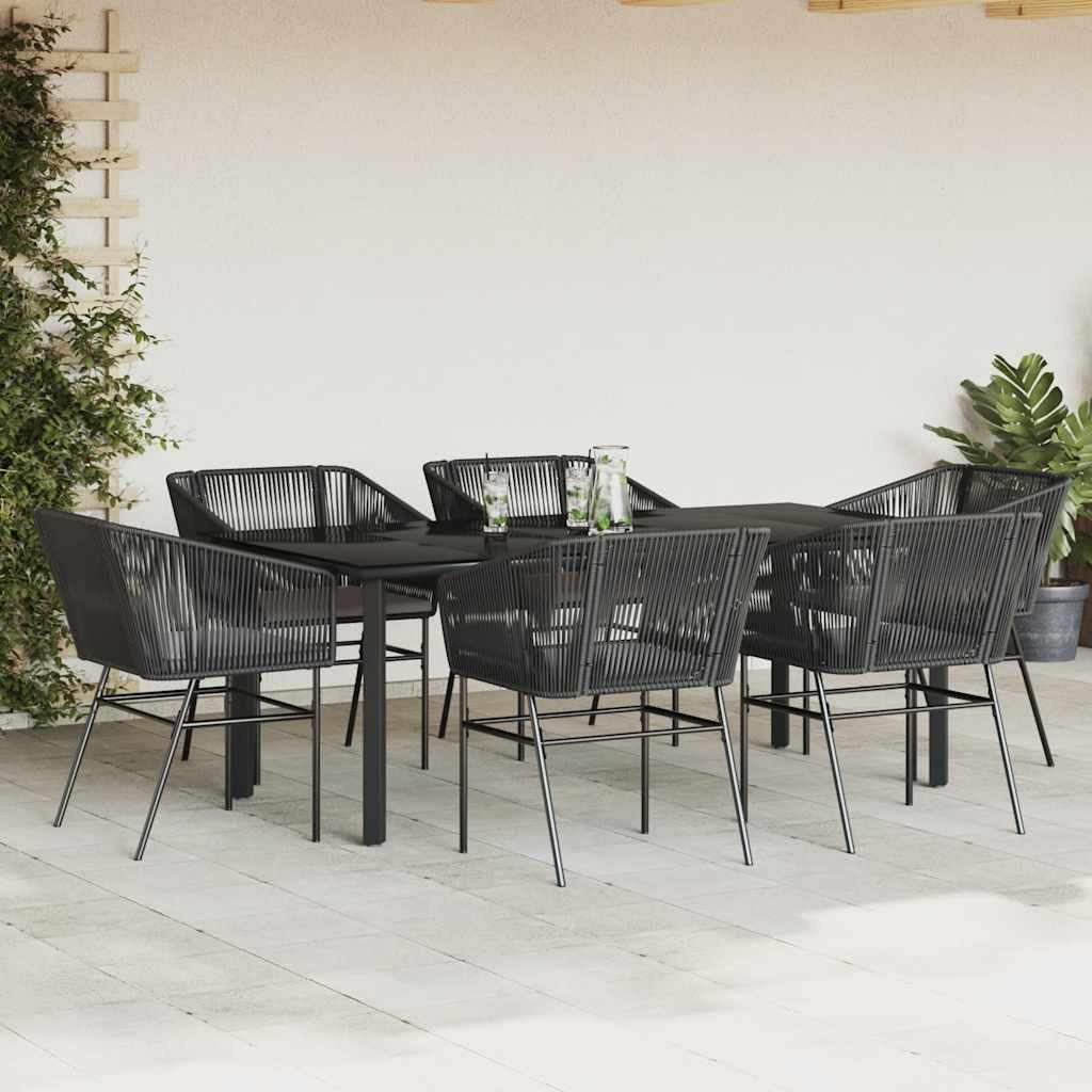vidaXL Garten-Essgruppe 7-tlg. Garten-Essgruppe mit Kissen günstig online kaufen