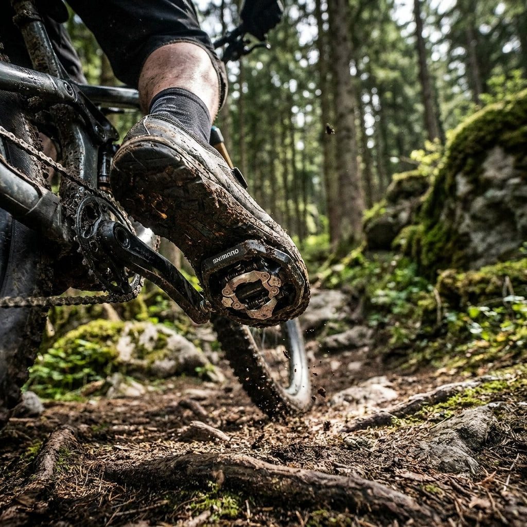 Shimano Plattformpedale SHIMANO Pedal PD-ME700 SPD Trail Klickpedal - Schwarz