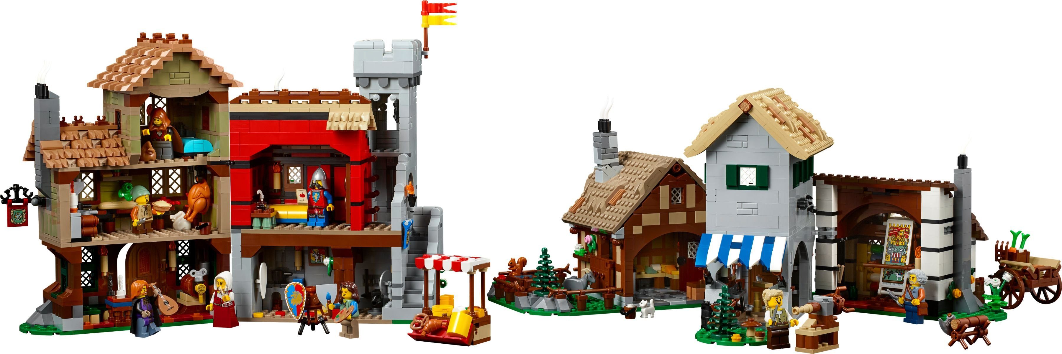 LEGO® Icons 10332 Mittelalterlicher Stadtplatz Konstruktionsspielsteine günstig online kaufen